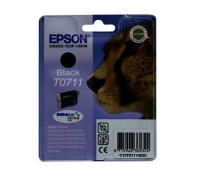 EPSON Cheetah T0711 Black Ink Cartridge EPSON Cheetah T0711 Black Ink Cartridge